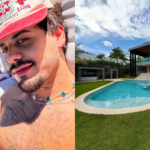 Zé Felipe escolhe mansão de luxo em Goiânia para receber os filhos durante estadias no Brasil